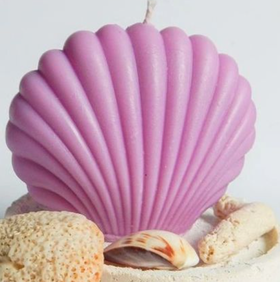 Big Sea Shell Candle